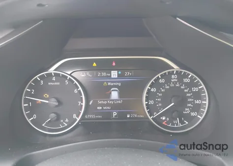 2020 Nissan Murano Sl Intelligent Awd из США, поврежденный, VIN 5N1AZ2CS8LN114379